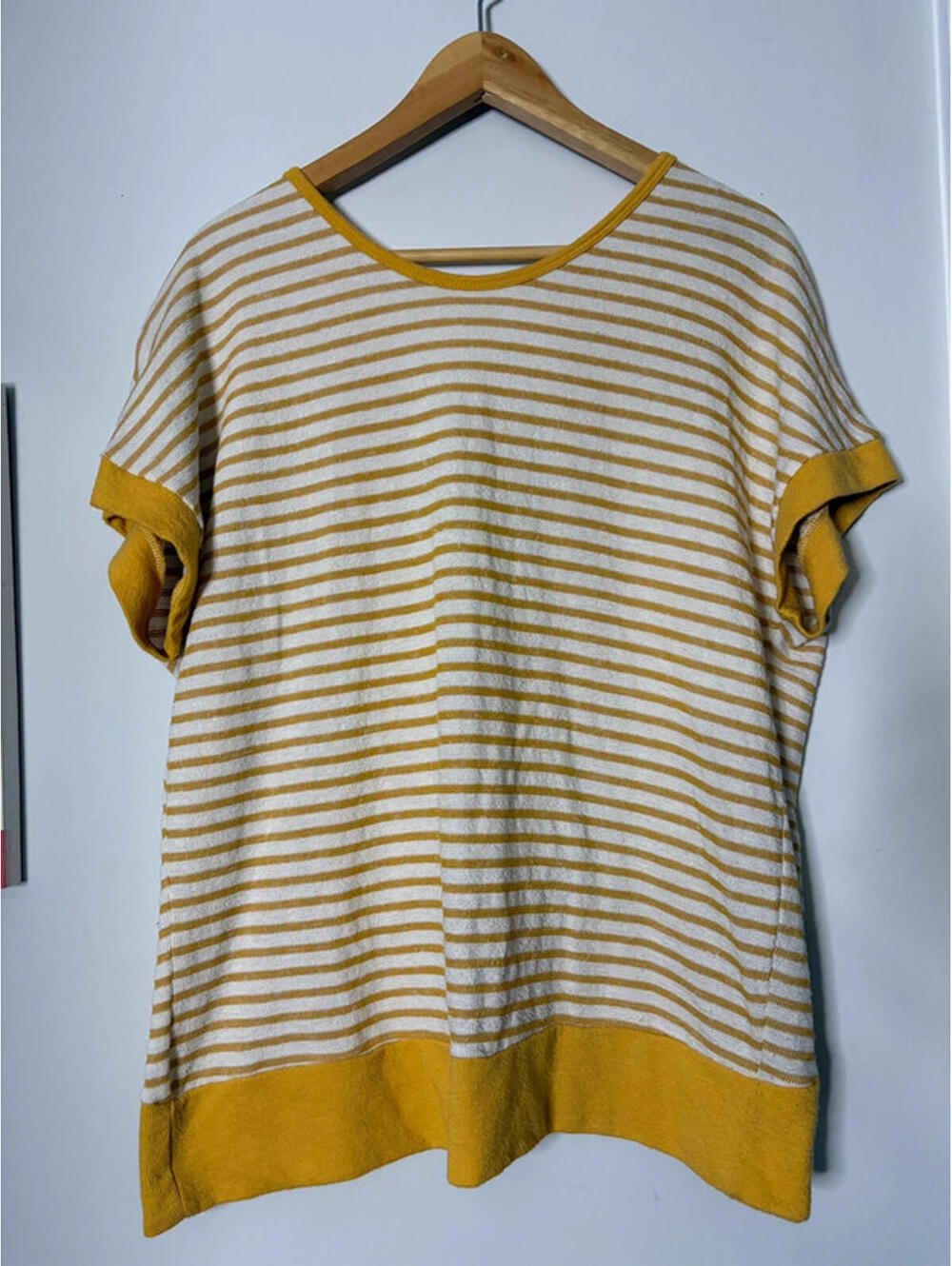 Lazy Sundays Medium Short Sleeve Sweater with Back Cutout